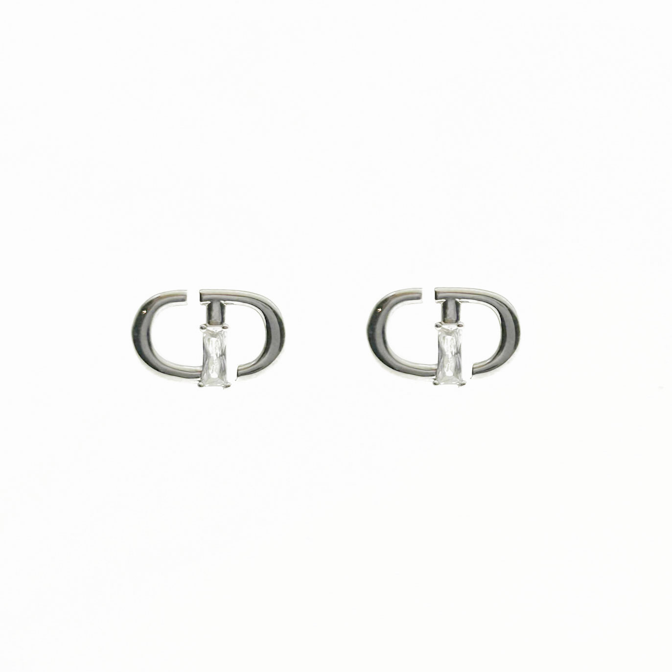 韓國 925純銀 水鑽 造型 耳針式耳環