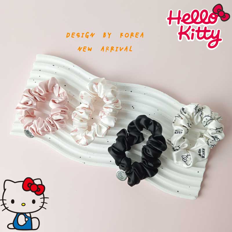 港版 hello kitty 可愛 造型 兩入 髮圈