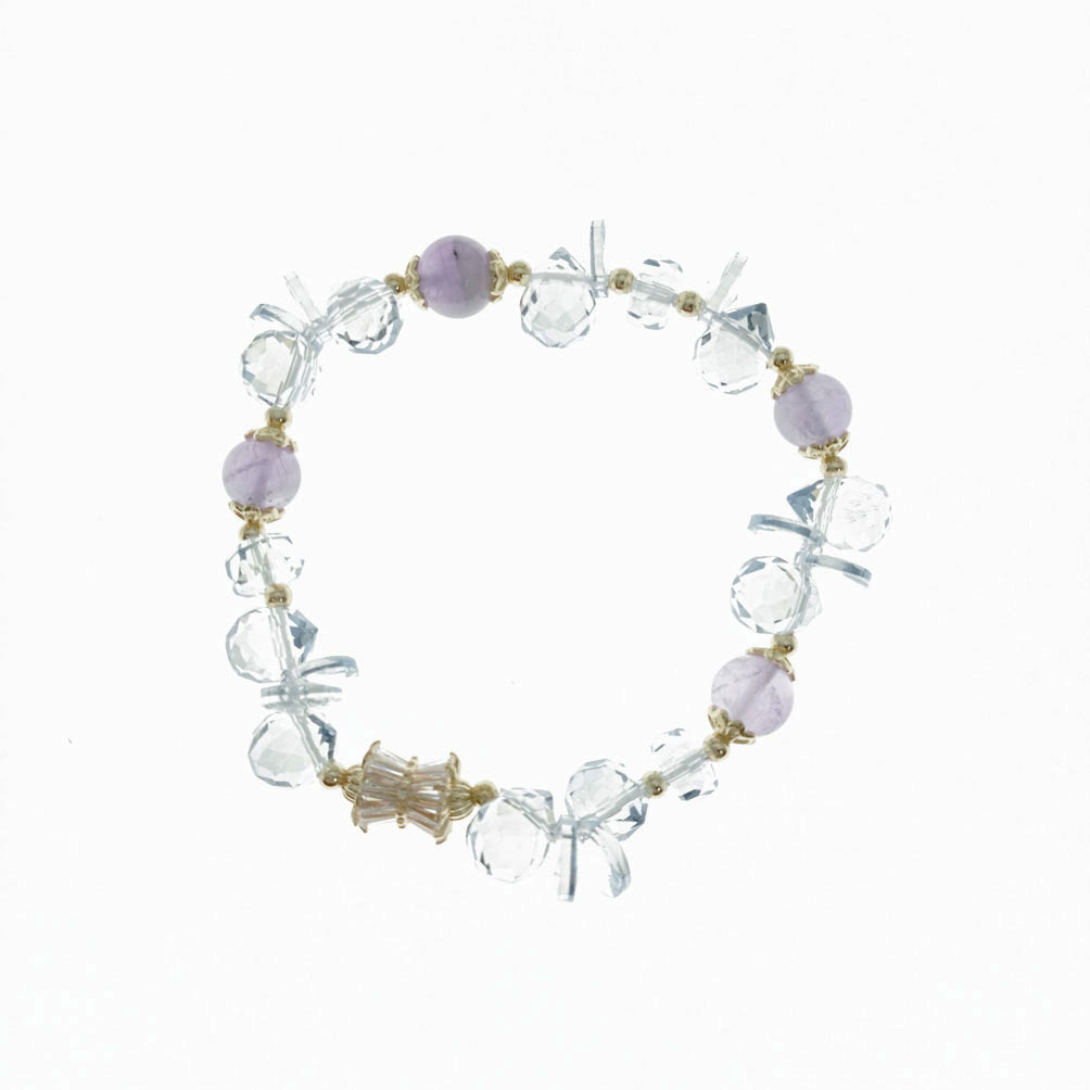 韓國 琉璃珠 鑲鑽 水晶 透感 造型 手鍊