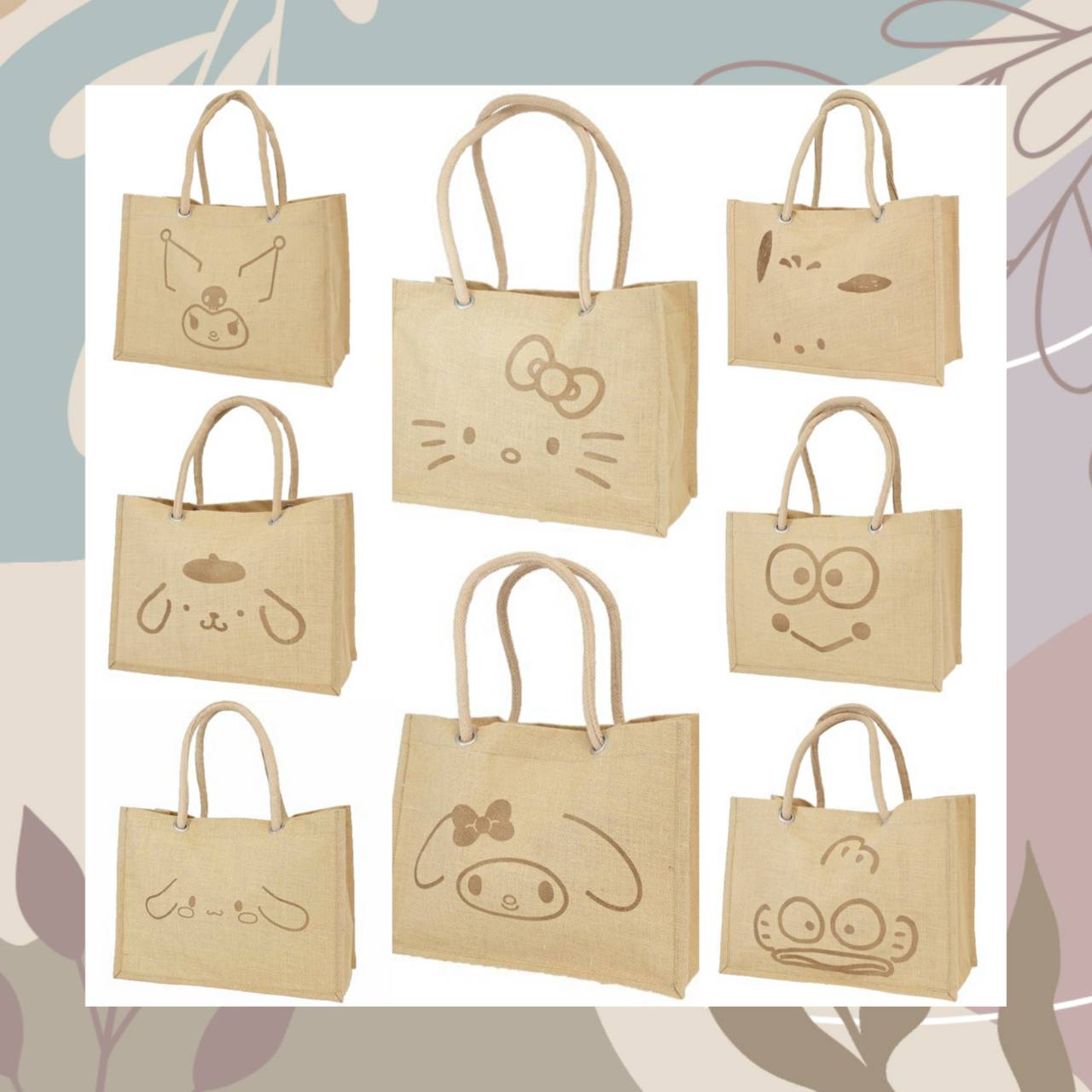 編織側背袋-三麗鷗 Sanrio 日本進口正版授權