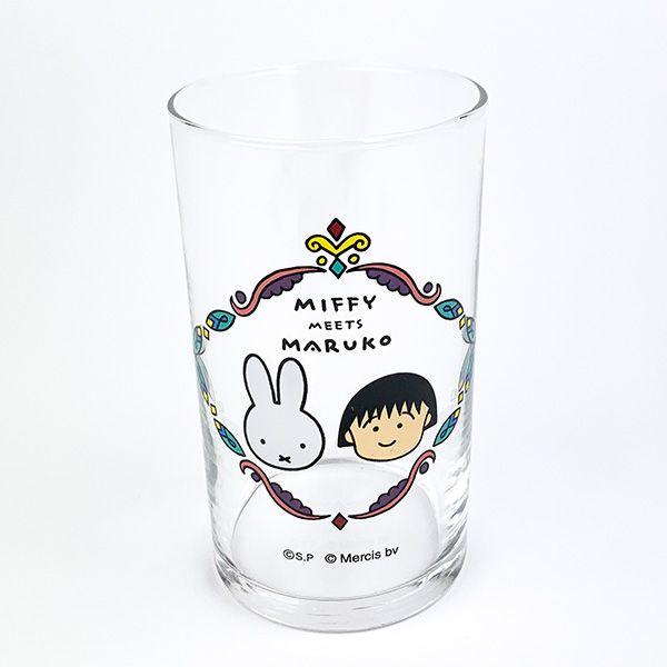 玻璃杯-米菲兔 櫻桃小丸子 MIFFY ちびまる子ちゃん 日本進口正版授權