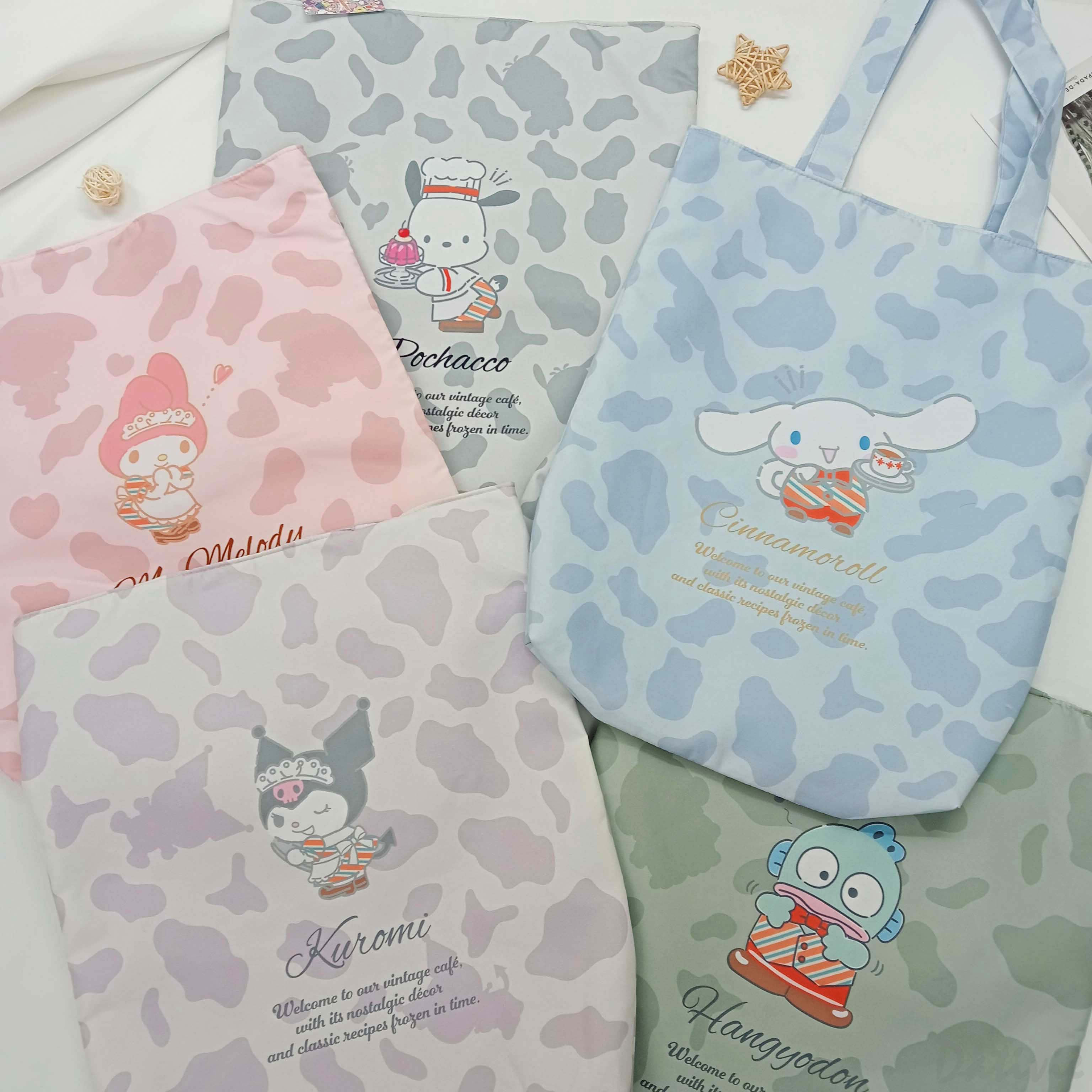 動物花紋手提袋-三麗鷗 Sanrio 日本進口正版授權