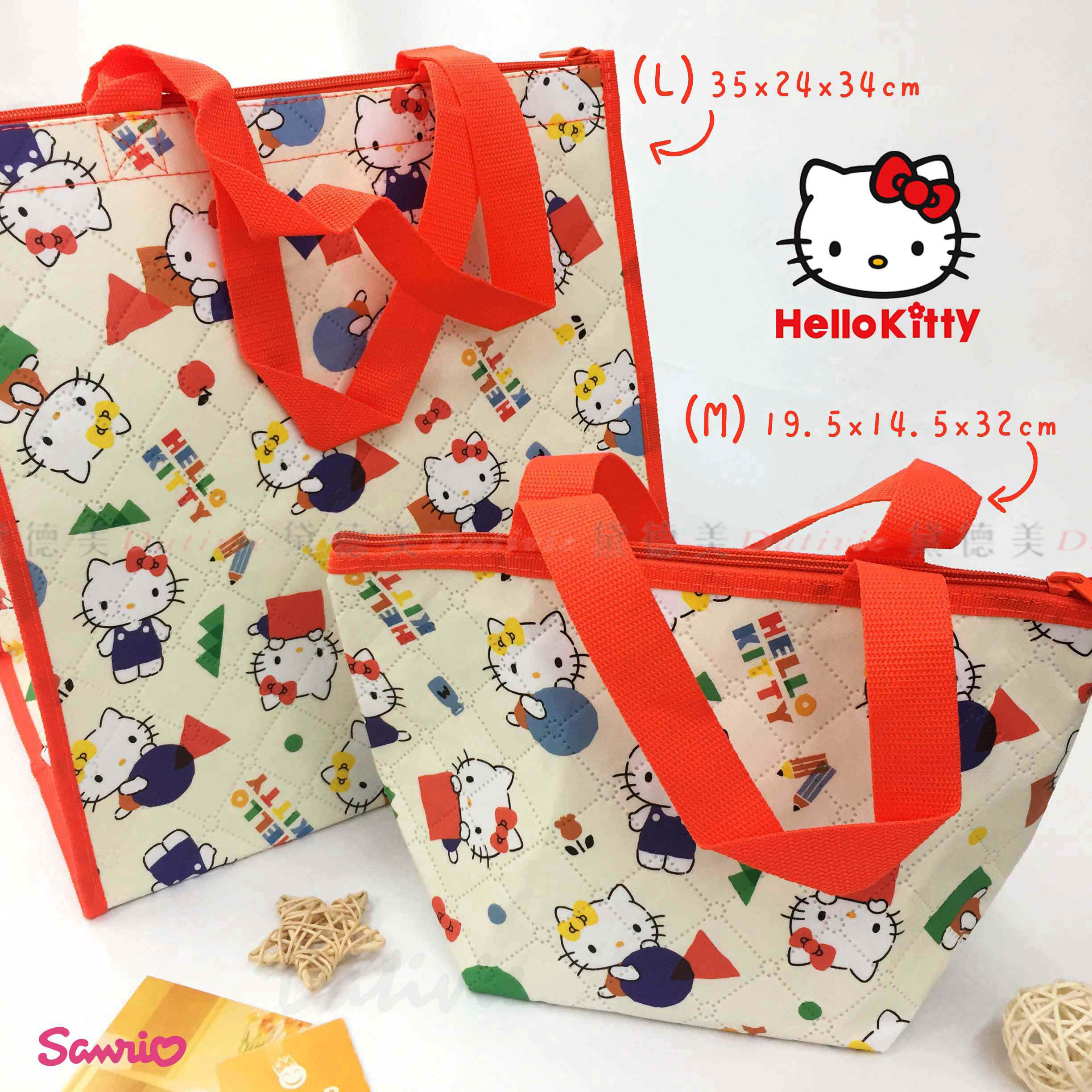 購物保冷袋-Hello Kitty 三麗鷗 Sanrio 正版授權