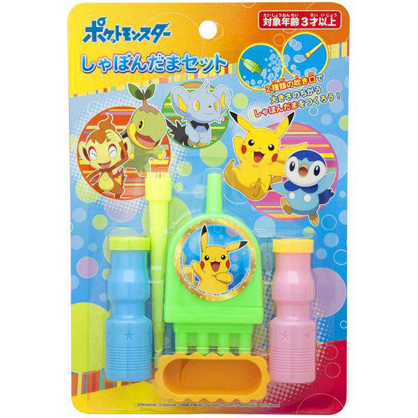 吹泡泡玩具組-皮卡丘 神奇寶貝 精靈寶可夢 POKEMON 日本進口正版授權