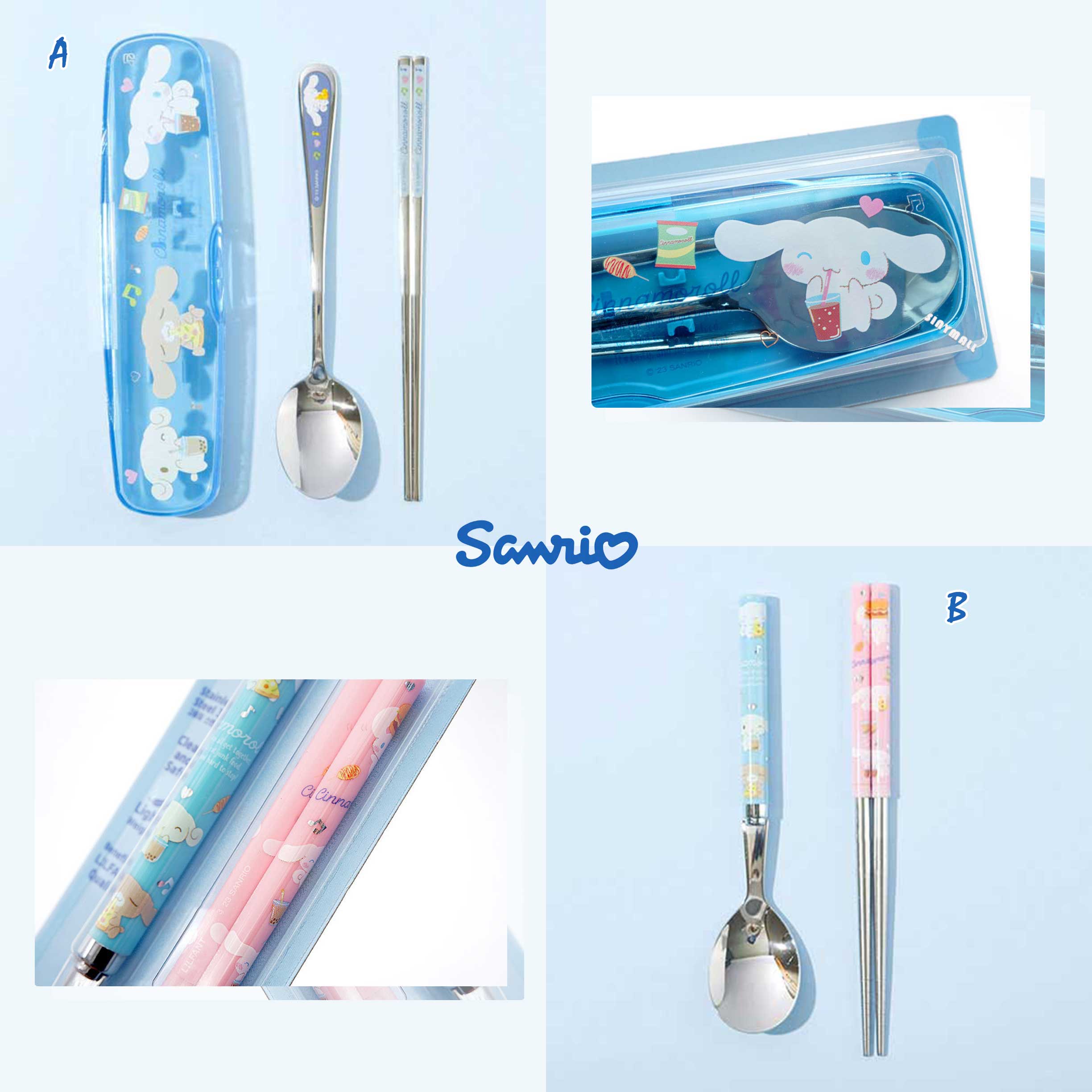 不鏽鋼餐具組-大耳狗 三麗鷗 Sanrio 韓國進口正版授權