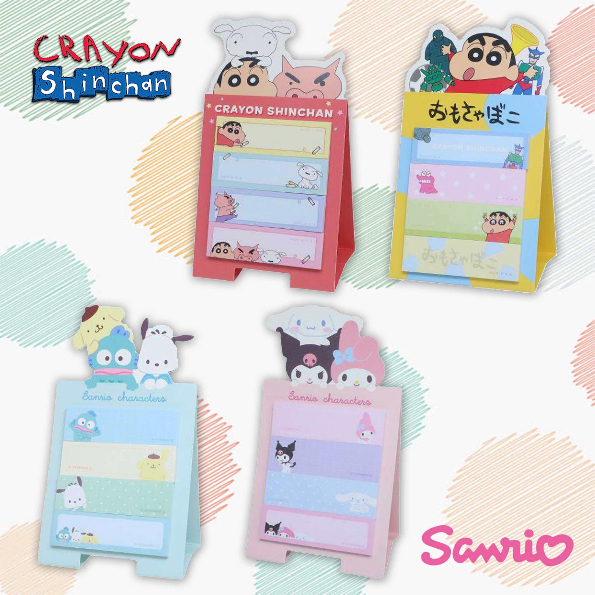 便利貼-蠟筆小新 Crayon Shin Chain 三麗鷗 Sanrio 日本進口正版授權