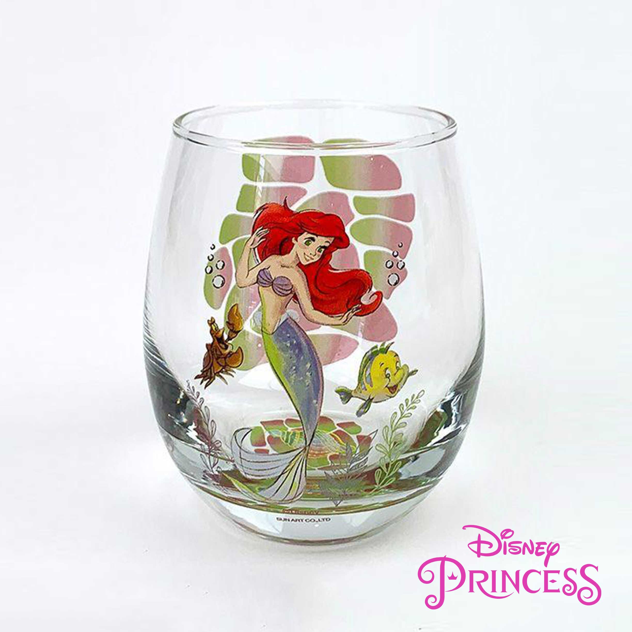 玻璃杯 320ml-小美人魚 迪士尼 DISNEY 正版授權