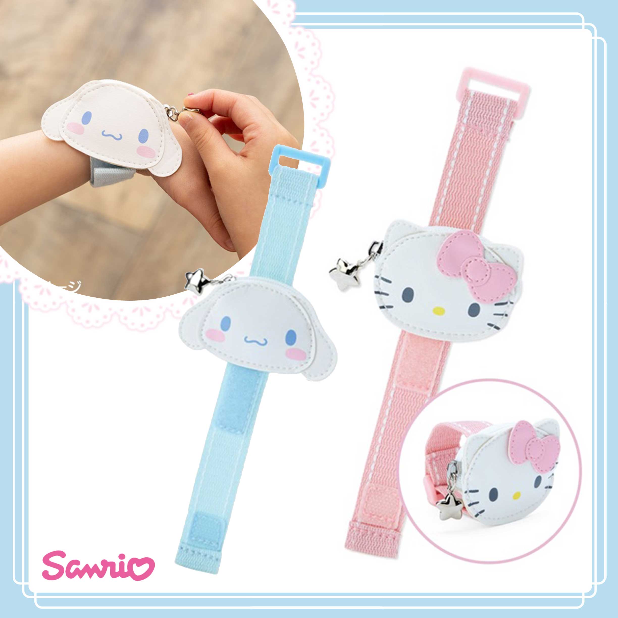 兒童皮質造型手腕零錢包-三麗鷗 Sanrio 日本進口正版授權