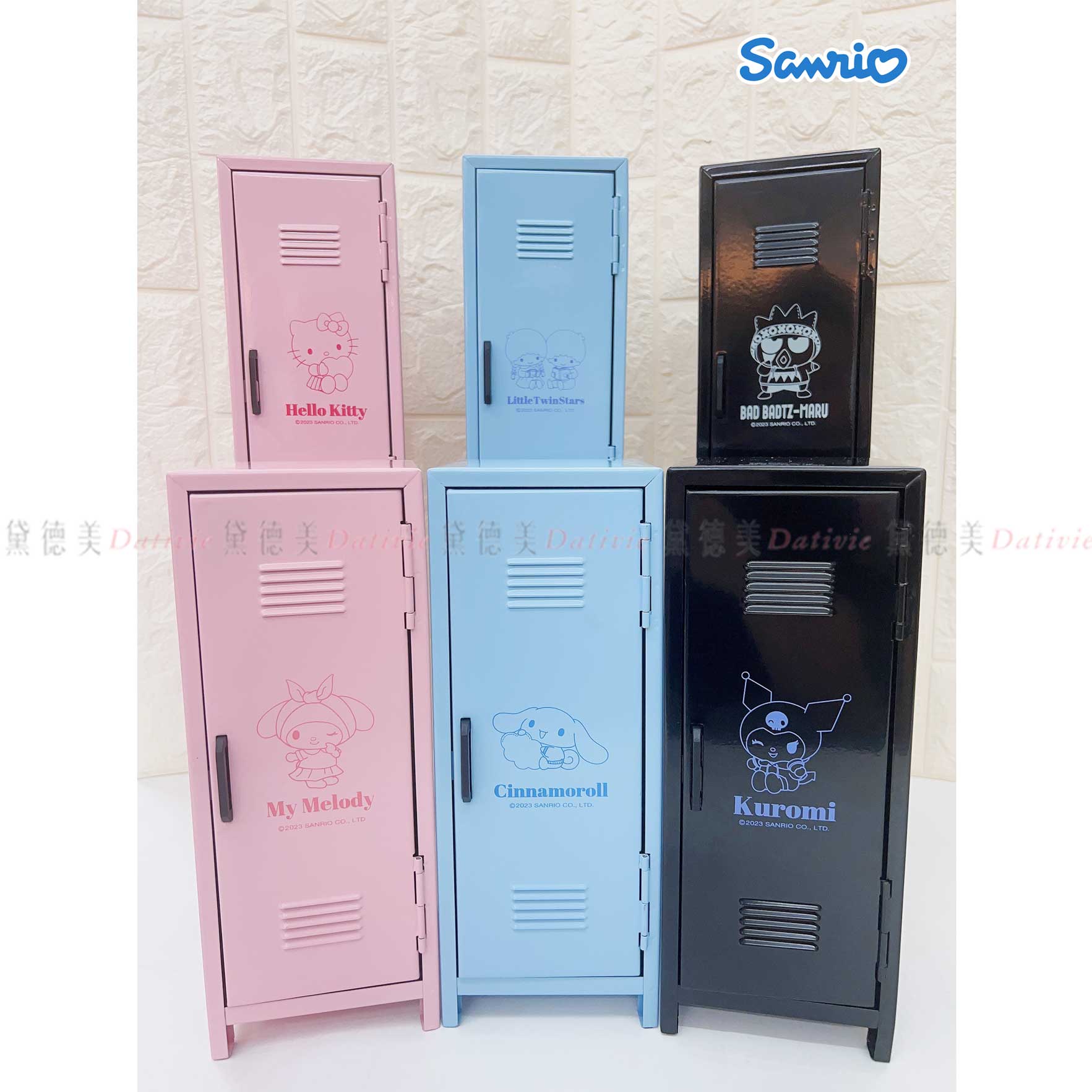 迷你儲物櫃 附造型磁鐵-三麗鷗 Sanrio 正版授權
