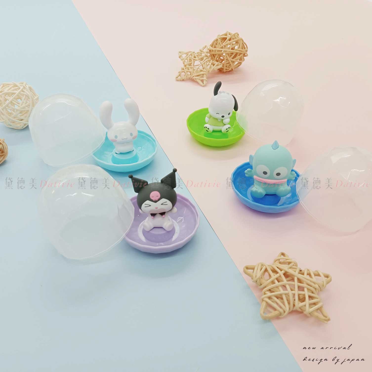 可愛首飾盒扭蛋 全四種-三麗鷗 Sanrio 日本進口正版授權