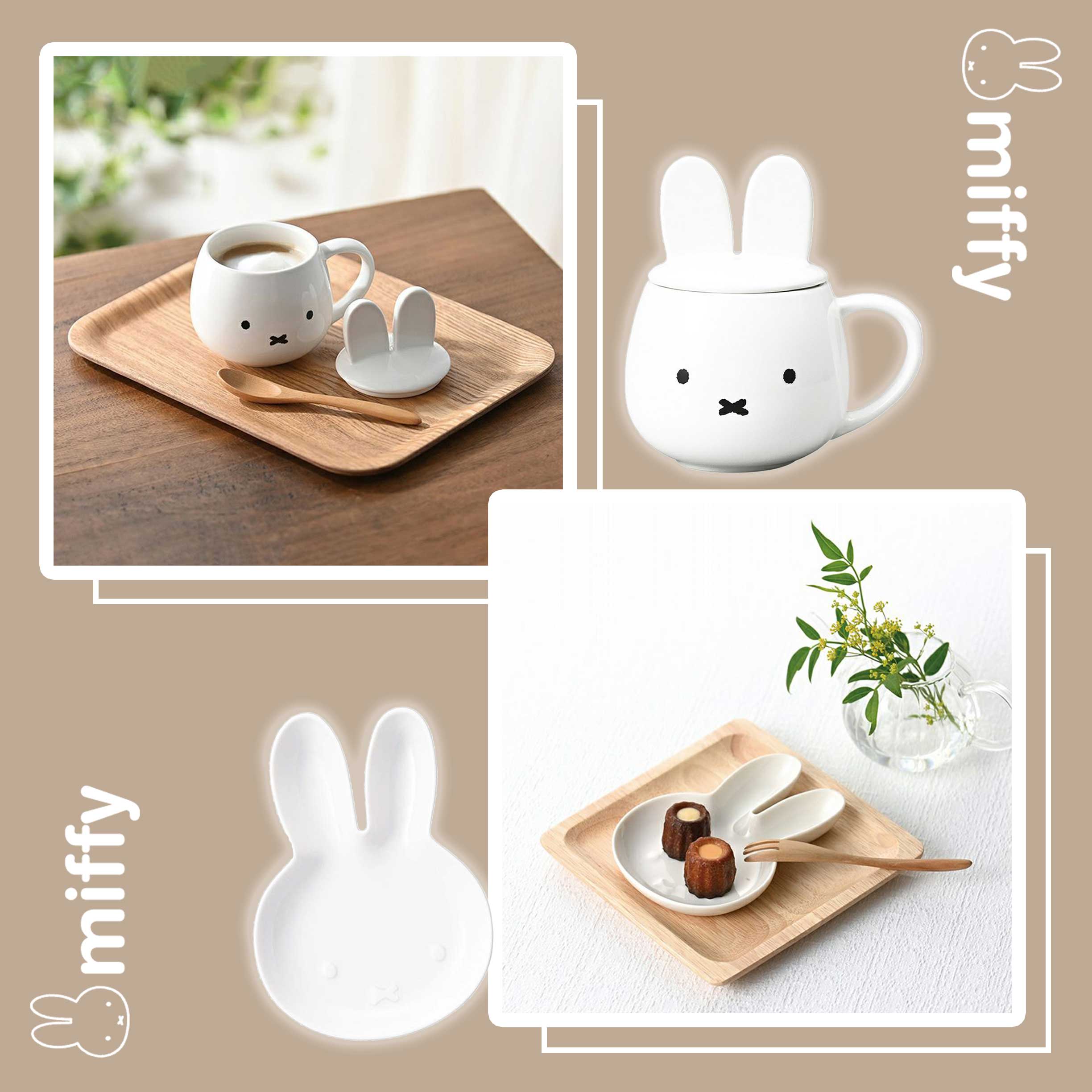 造型馬克杯&小餐盤-米菲兔 MIFFY 日本進口正版授權
