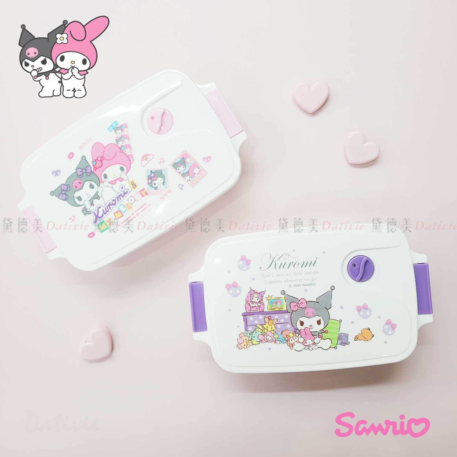 單層微波盒-三麗鷗 Sanrio 正版授權