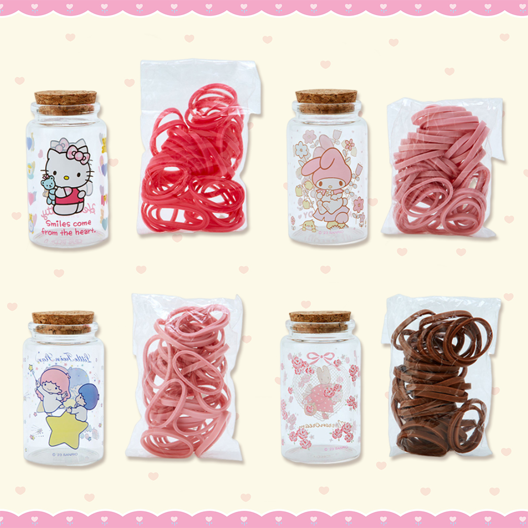髮圈附罐-三麗鷗 Sanrio 日本進口正版授權