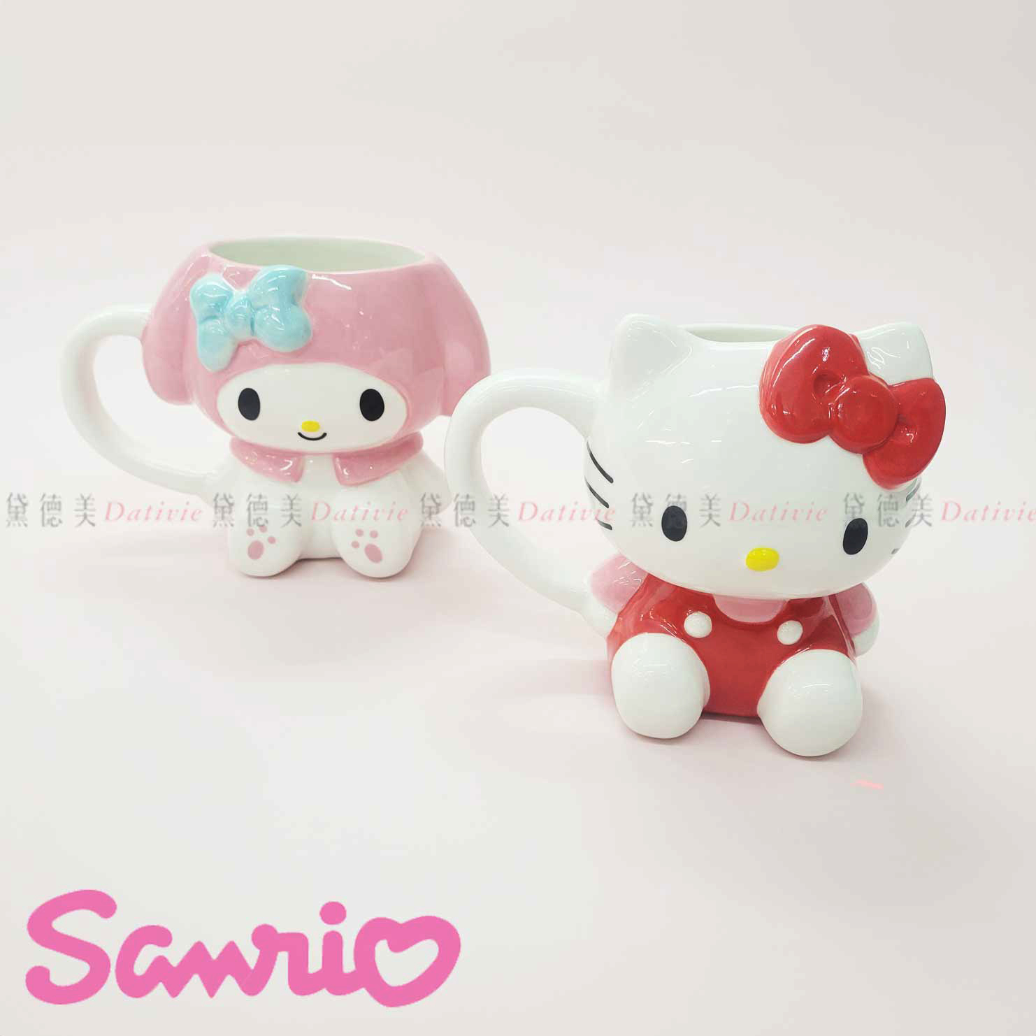 造型馬克杯-HELLO KITTY 美樂蒂 三麗鷗 Sanrio 日本進口正版授權