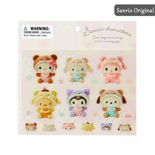 熊寶寶貼紙-三麗鷗 Sanrio 日本進口正版授權