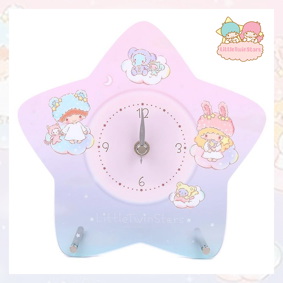 造型時鐘-雙子星 LITTLE TWIN STARS  三麗鷗 Sanrio 日本進口正版授權