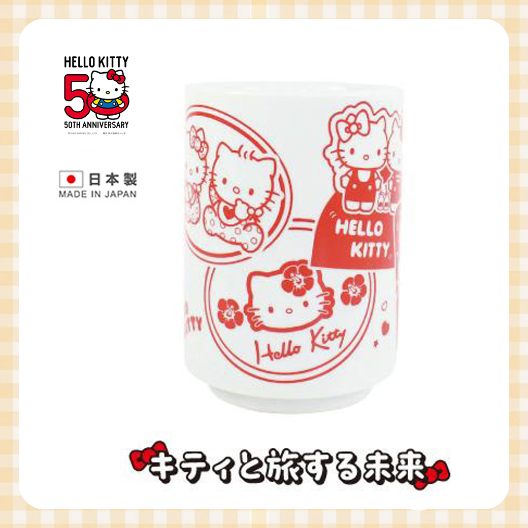 50周年限定 茶杯 220ml-HELLO KITTY 三麗鷗 Sanrio 日本進口正版授權