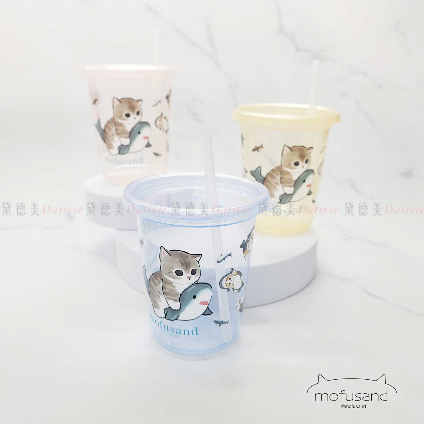 野餐杯 3入-貓福珊迪 MOFUSAND 正版授權