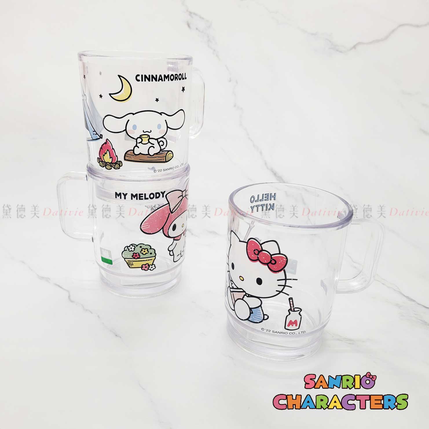 晶瑩水杯 280ml-三麗鷗 Sanrio 正版授權