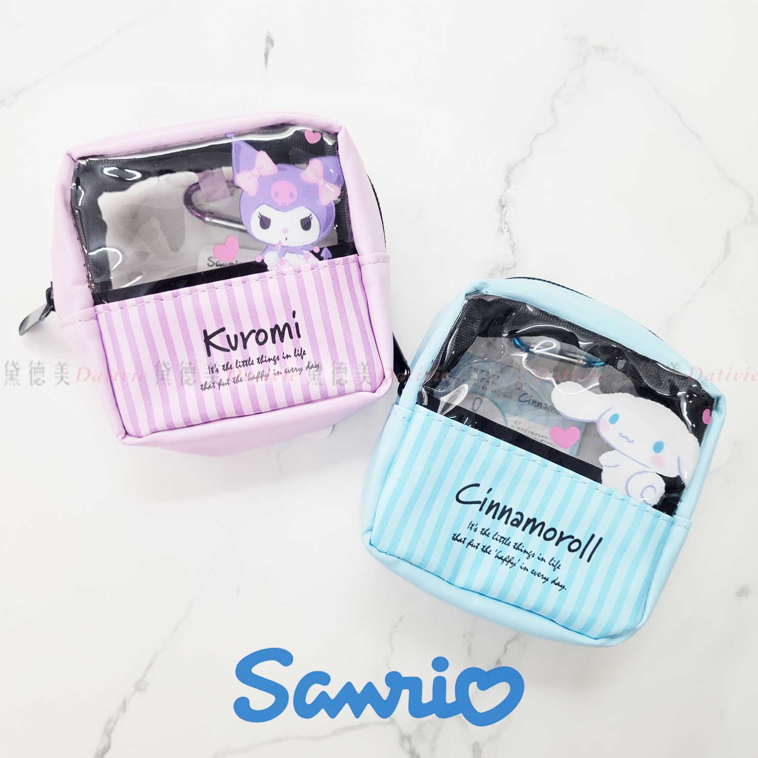 迷你化妝包 附扣環-三麗鷗 Sanrio 日本進口正版授權