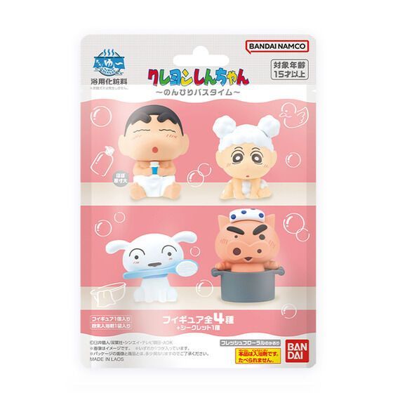入浴粉 附玩具 18g-清新花香 蠟筆小新 Crayon shinchan 日本進口正版授權