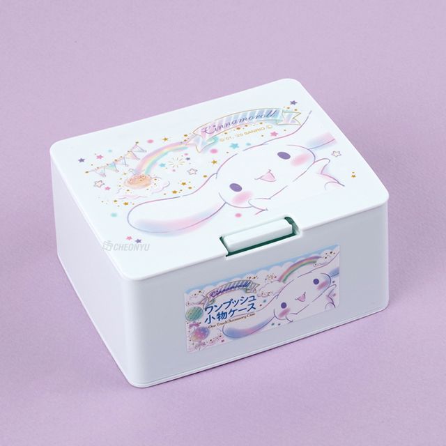 收納盒-三麗鷗 SANRIO 大耳狗 彈蓋小置物盒 日本進口正版授權
