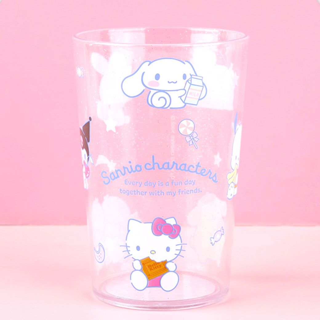 亮粉水杯500ml-三麗鷗 Sanrio 韓國進口正版授權