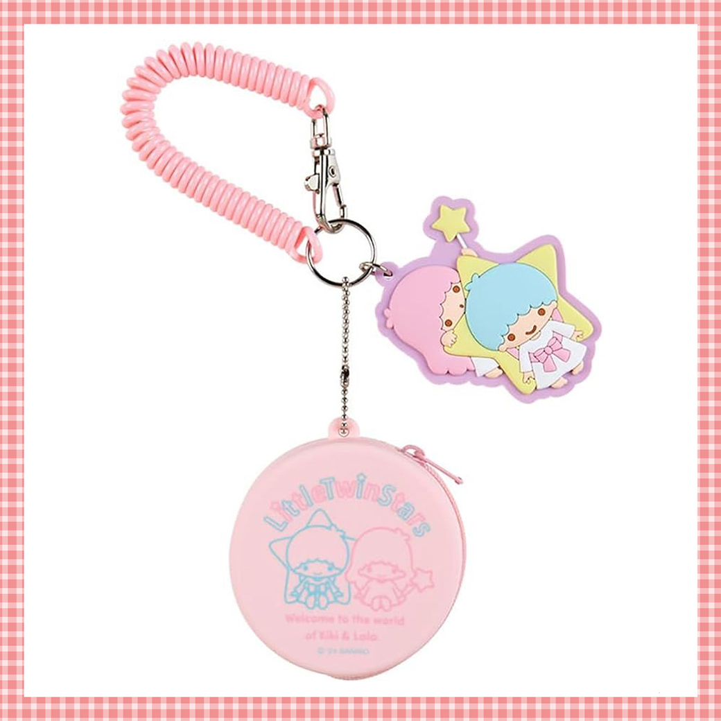 吊飾零錢包-雙子星 三麗鷗 Sanrio 日本進口正版授權