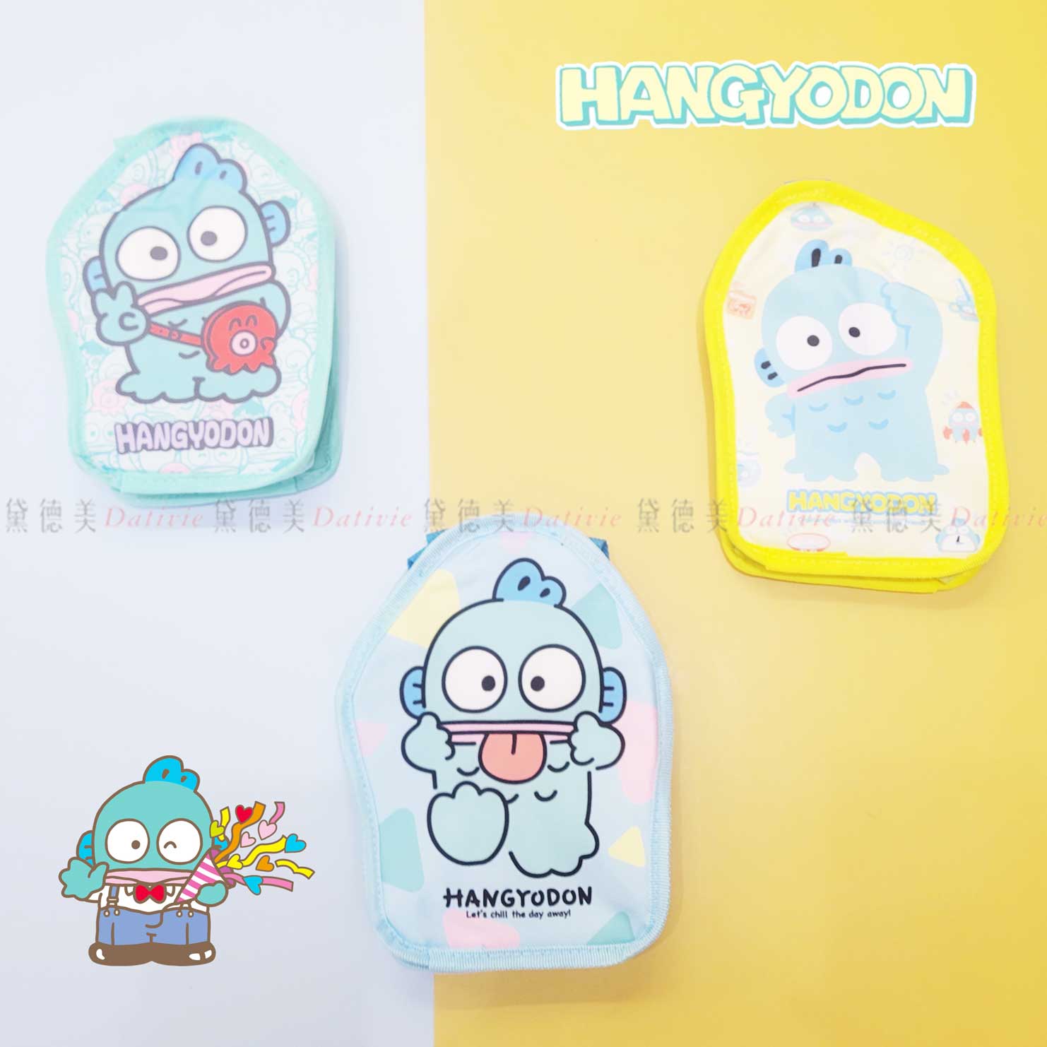 造型印料提袋-三麗鷗 人魚漢頓 HANGYODON SANRIO 正版授權