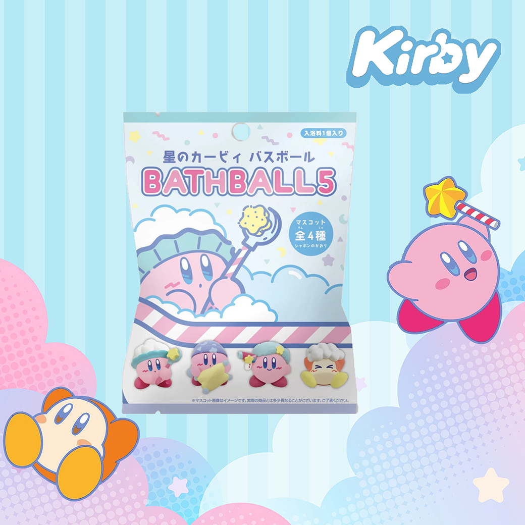 沐浴球75g-Kirby 星之卡比 日本進口正版授權