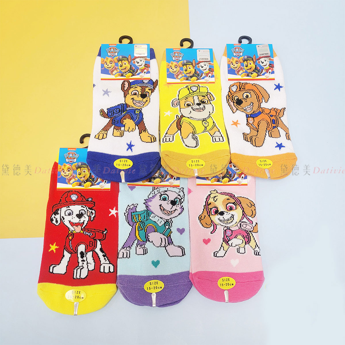 童襪 15-20cm -汪汪隊立大功 PAW PATROL 正版授權