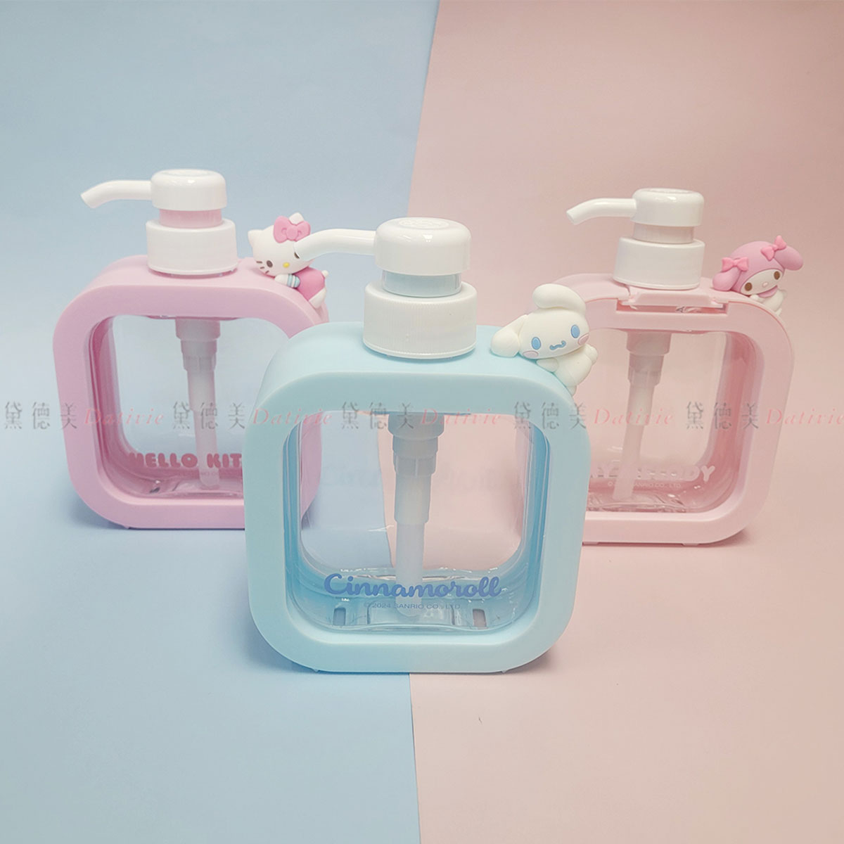 按壓式盥洗空瓶300ml-三麗鷗 Sanrio 日本進口正版授權