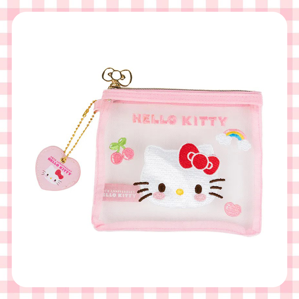 扁平化妝包-HELLO KITTY 三麗鷗 Sanrio 日本進口正版授權