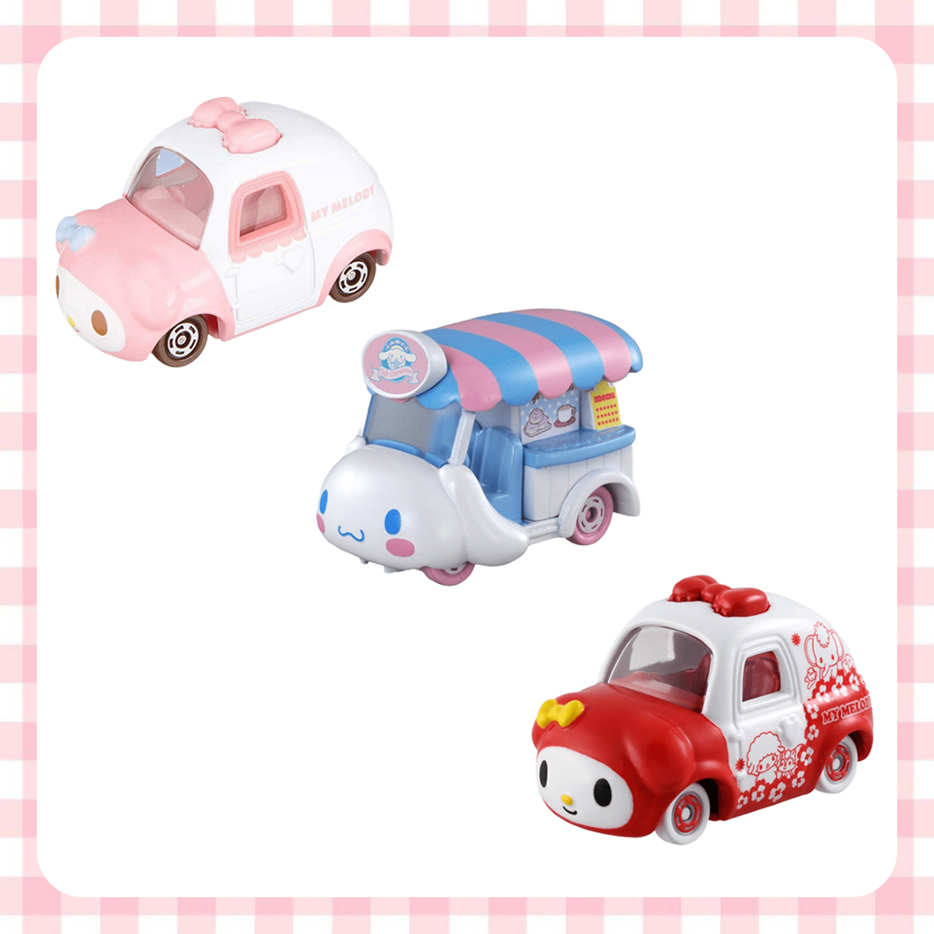 多美小車車-美樂蒂 大耳狗 三麗鷗 Sanrio TOMICA 日本進口正版授權