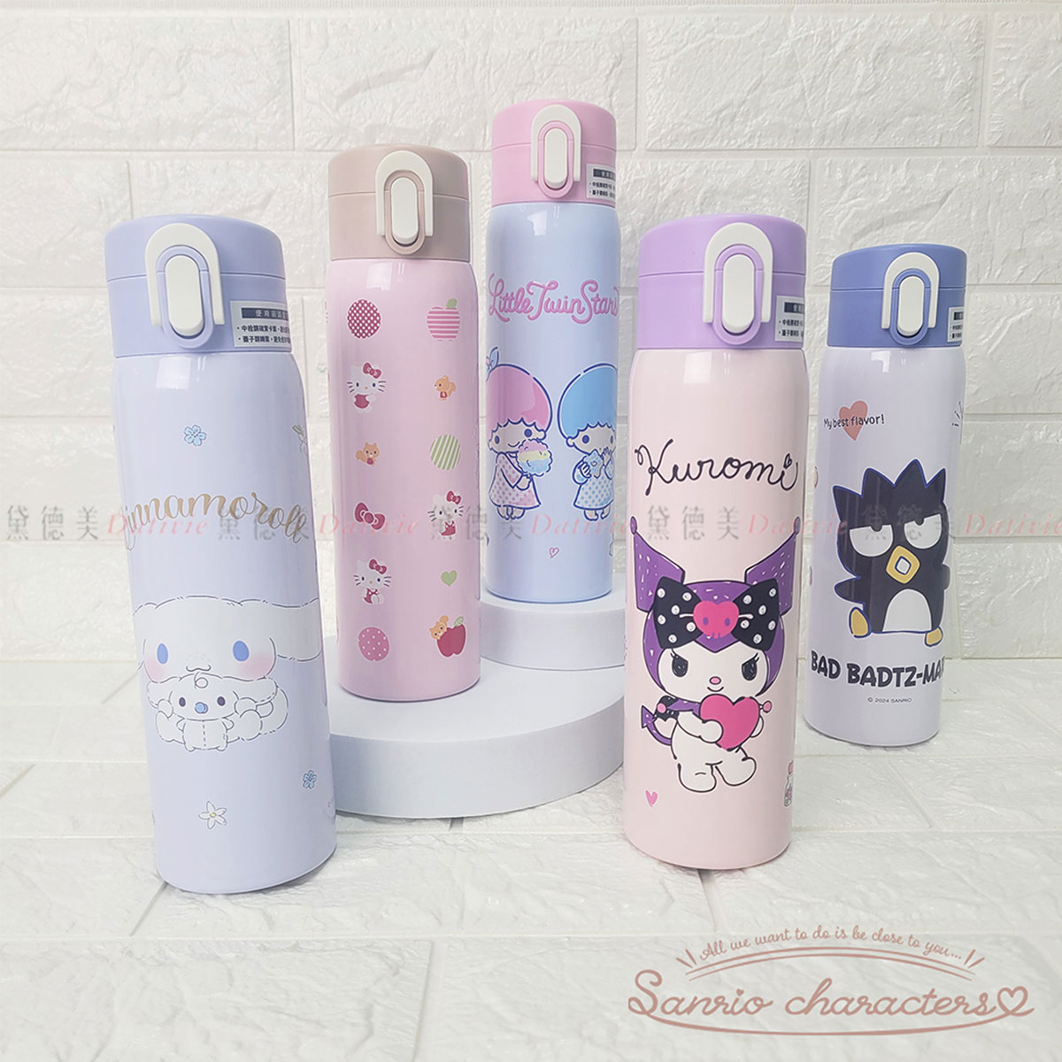 輕量保溫瓶500ml-三麗鷗 SANRIO 正版授權