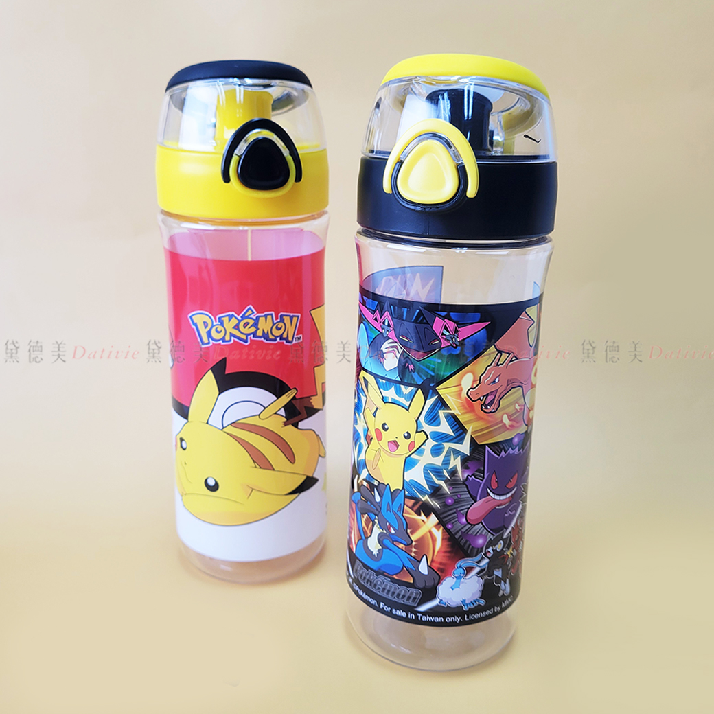 彈跳直飲水壺700ml-皮卡丘 寶可夢 POKEMON 正版授權