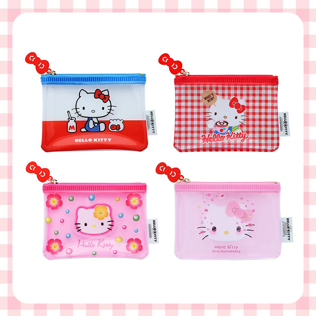 迷你拉鍊收納包-HELLO KITTY 三麗鷗 Sanrio 日本進口正版授權