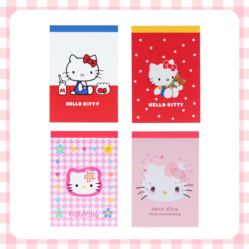 迷你便條本-HELLO KITTY 三麗鷗 Sanrio 日本進口正版授權