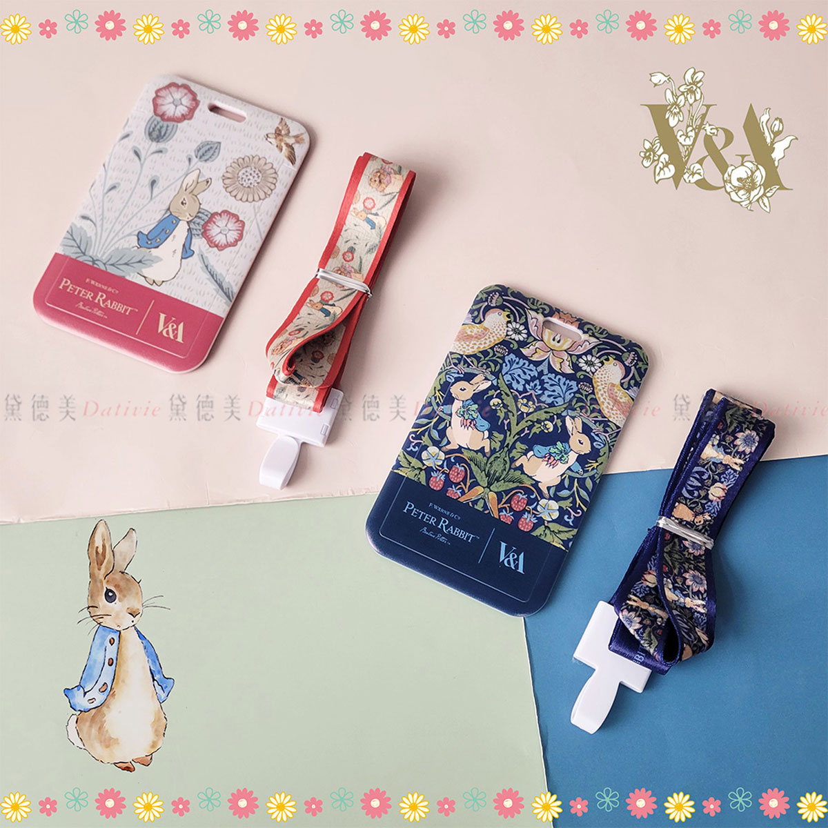 票卡套-彼得兔 Peter Rabbit 維多利亞與亞伯特博物館 V&A 聯名正版授權