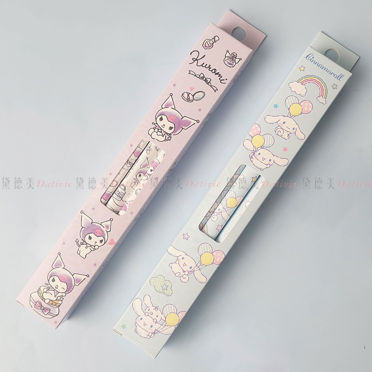 學習筆3入組附削筆器-酷洛米 大耳狗 三麗鷗 SANRIO 正版授權