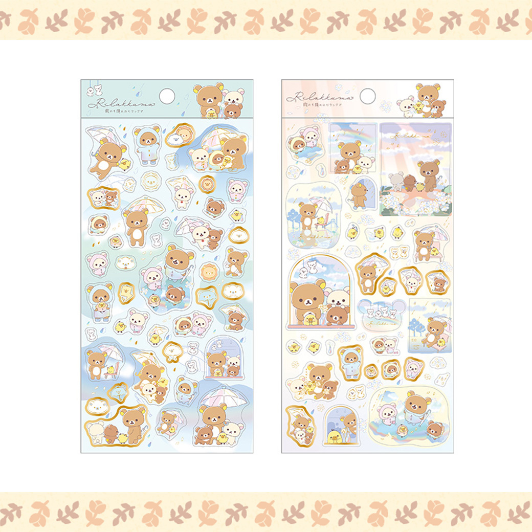 貼紙-拉拉熊 Rilakkuma san-x 日本進口正版授權