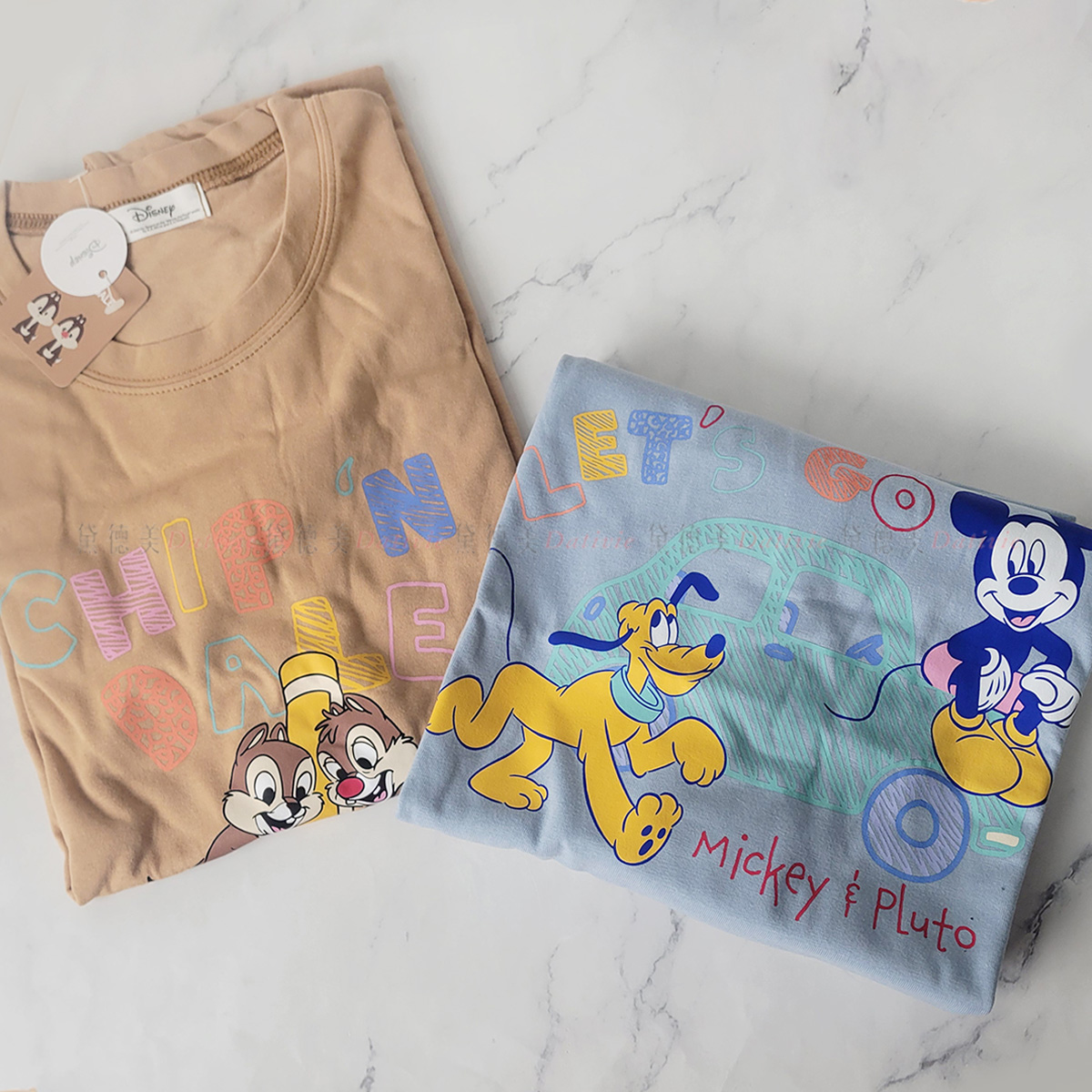 印花短袖長版居家服-迪士尼 DISNEY 正版授權