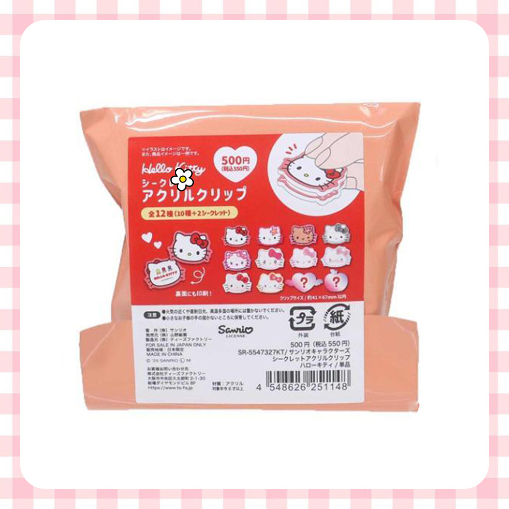 壓克力夾 盲袋-HELLO KITTY 三麗鷗 Sanrio 日本進口正版授權
