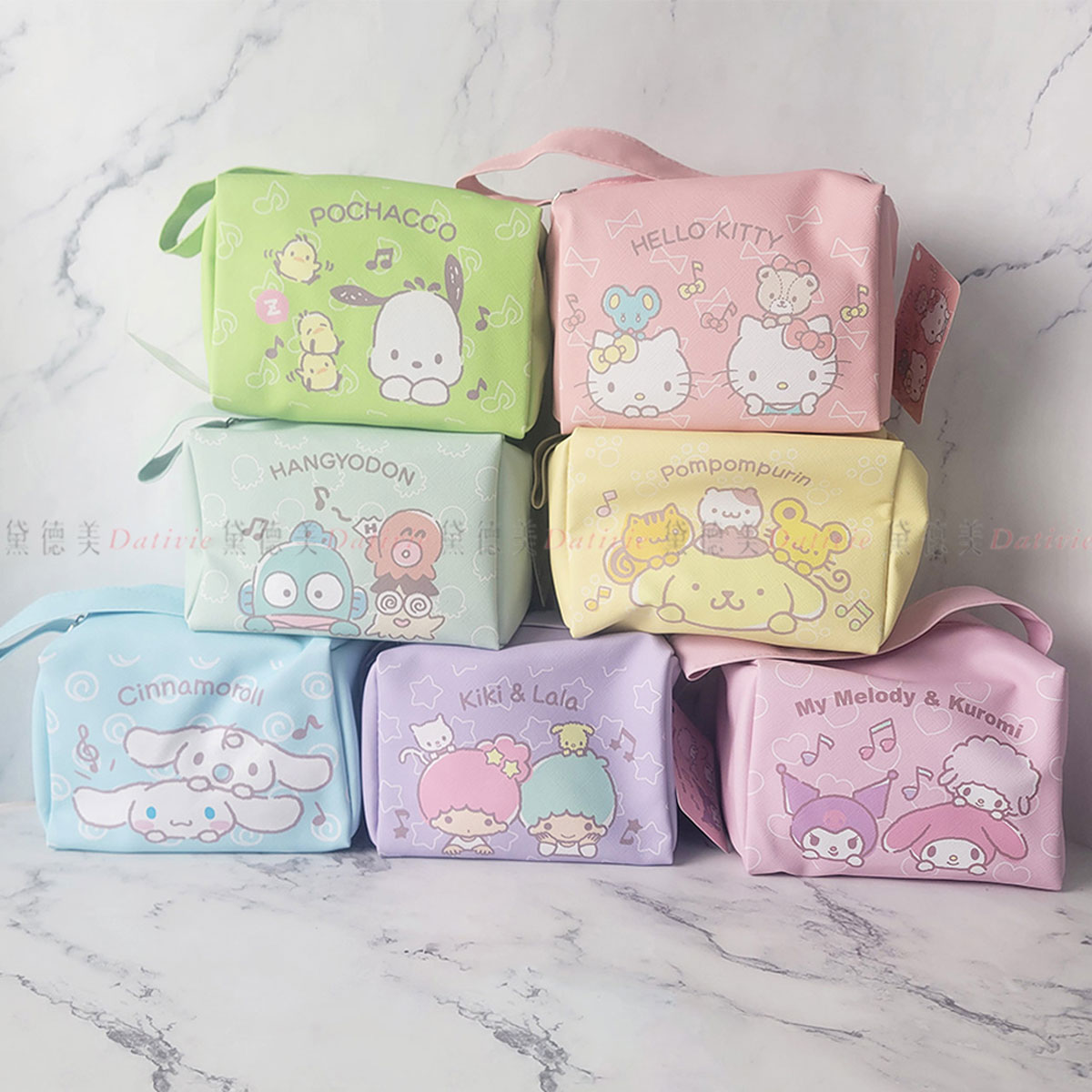 大容量化妝收納包-三麗鷗 SANRIO 正版授權