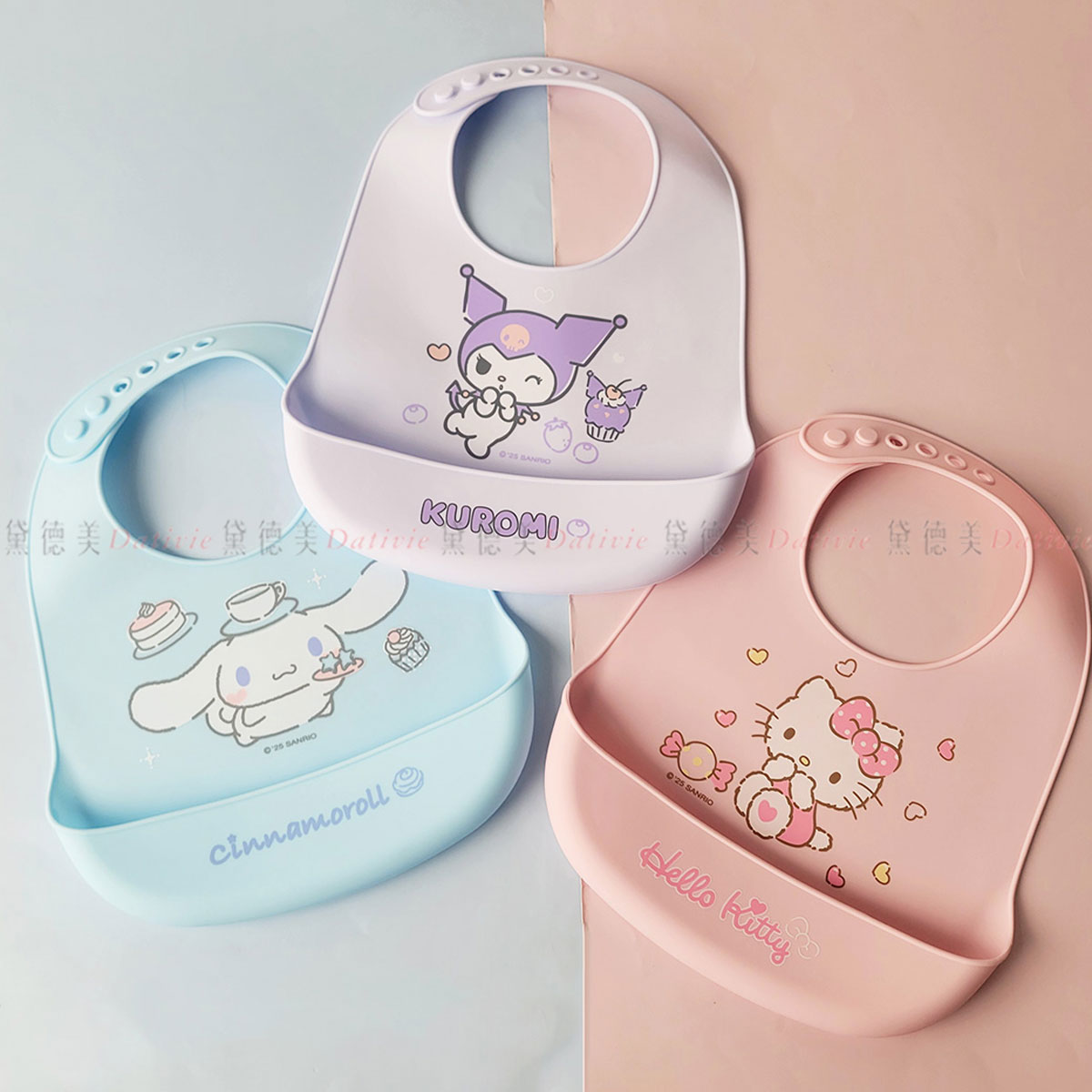 嬰兒防水圍兜-三麗鷗 SANRIO 正版授權