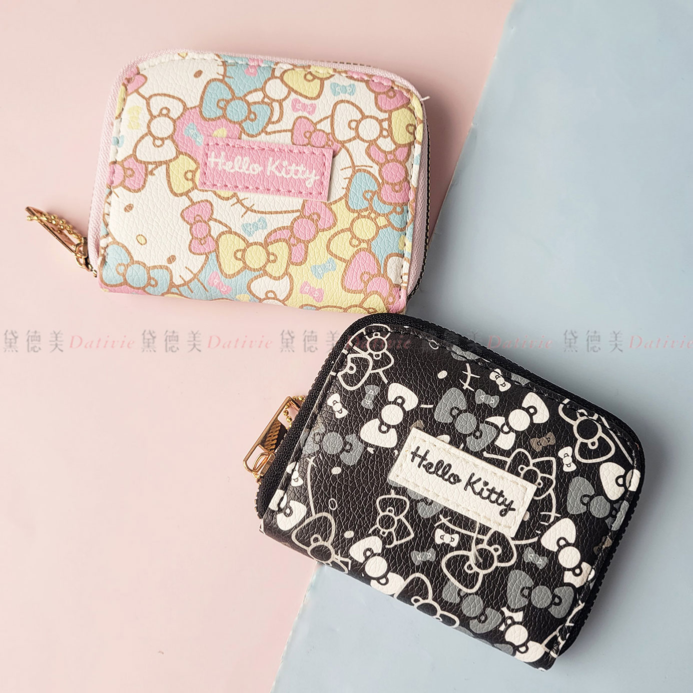 印花卡夾錢包-HELLO KITTY 三麗鷗 SANRIO 正版授權