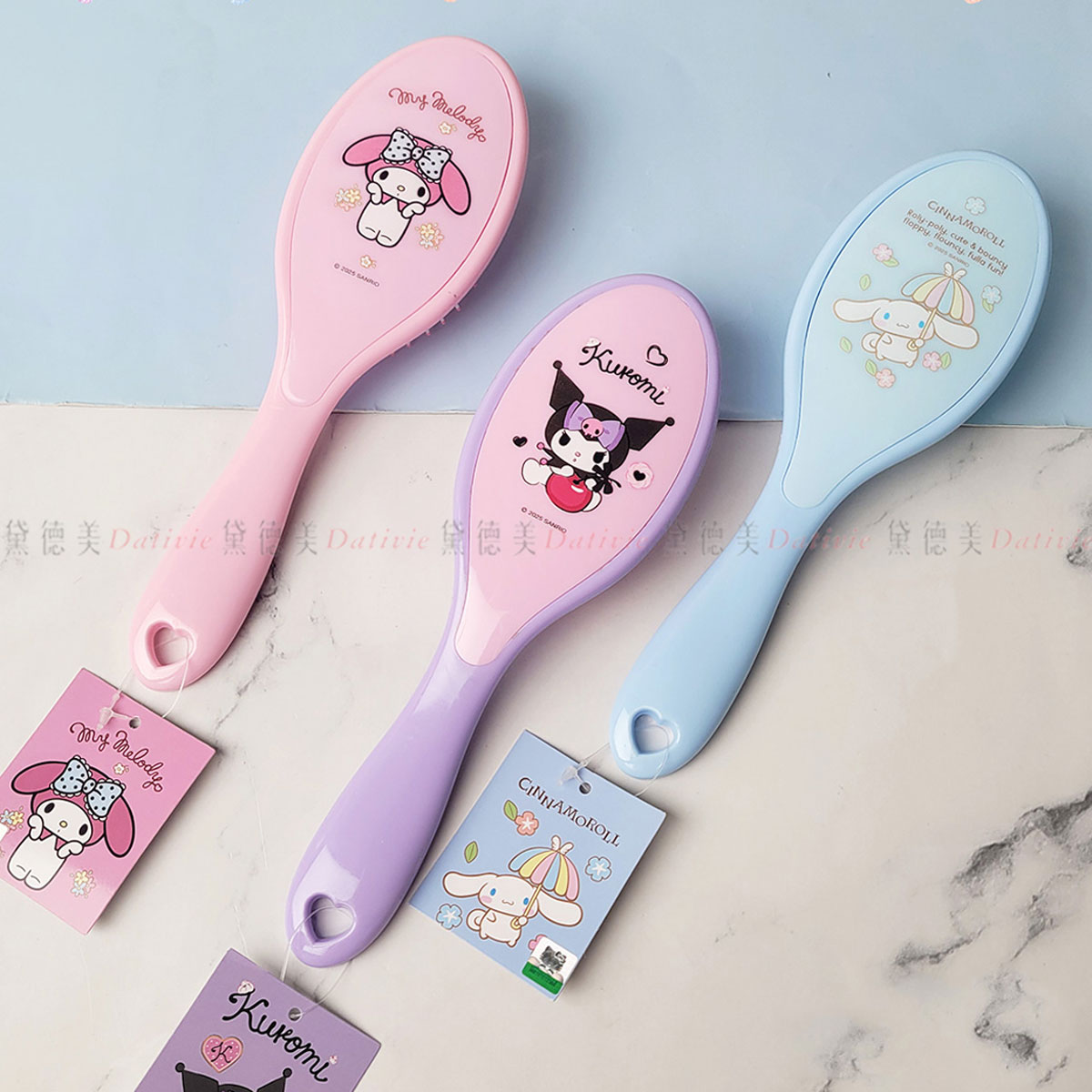 橢圓梳子-三麗鷗 SANRIO 正版授權