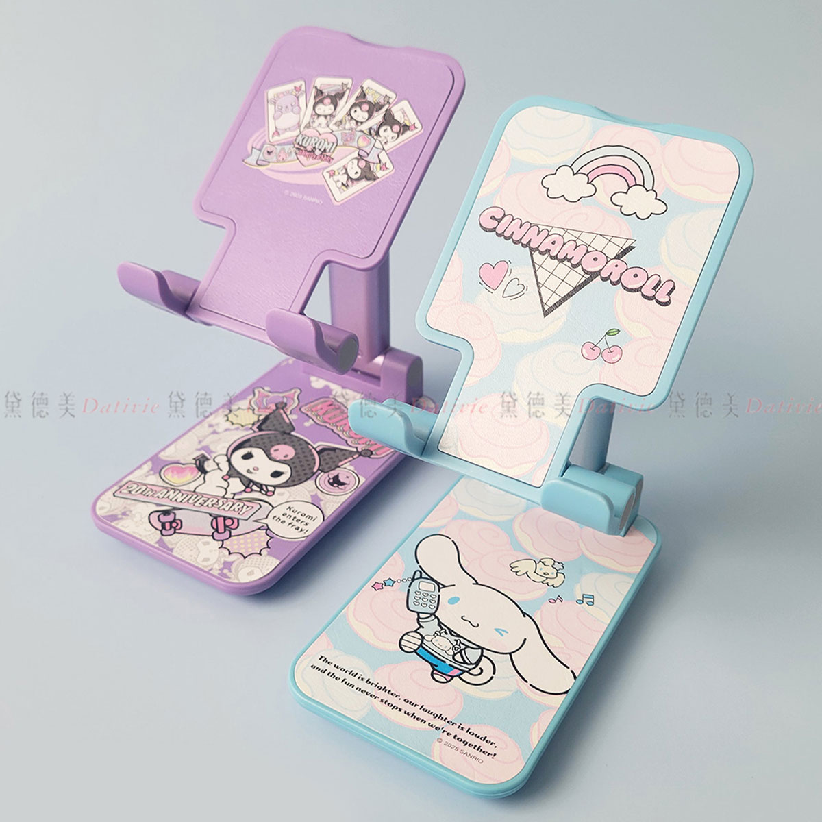 摺疊手機支架-酷洛米 大耳狗 三麗鷗 SANRIO 正版授權