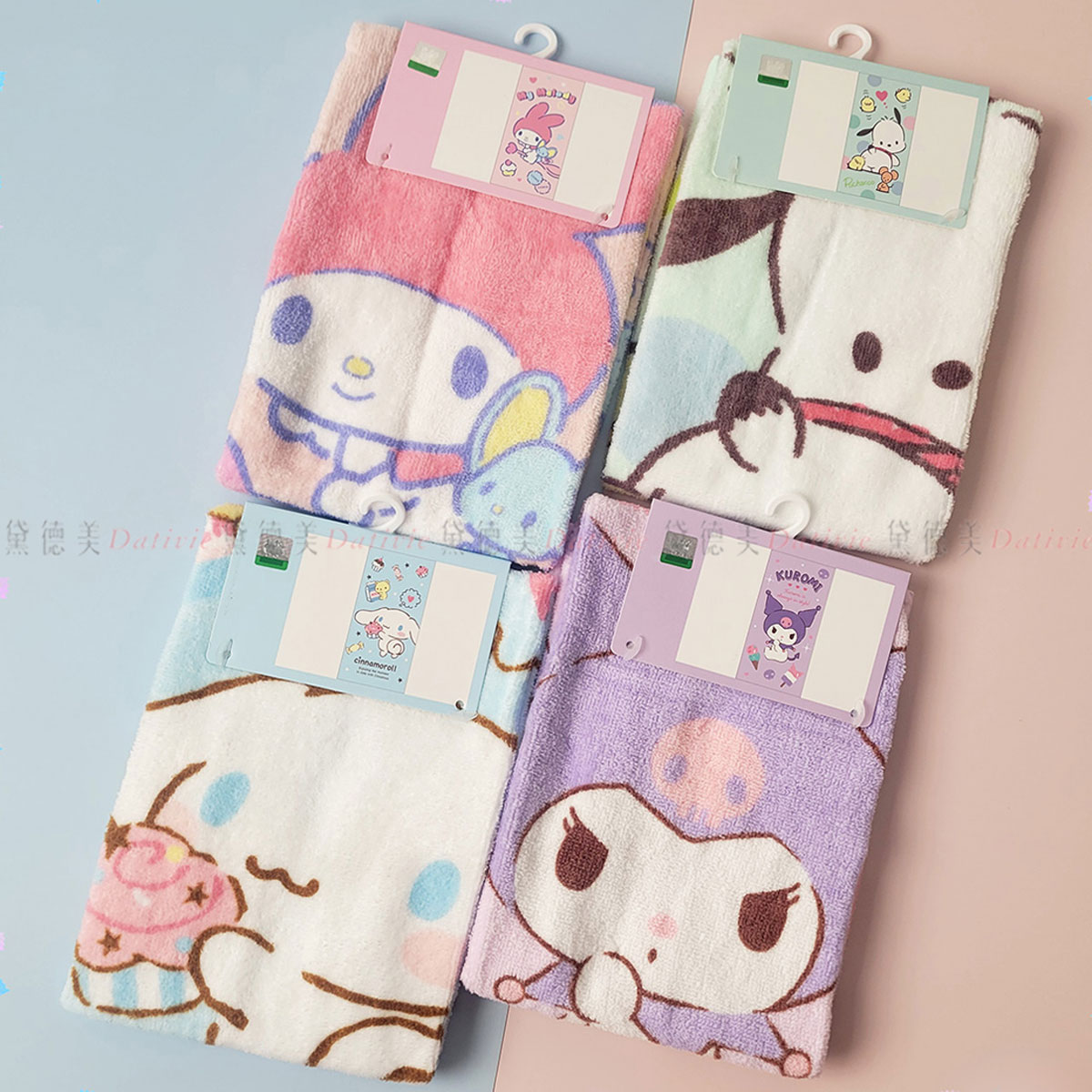純棉童巾-三麗鷗 SANRIO 正版授權