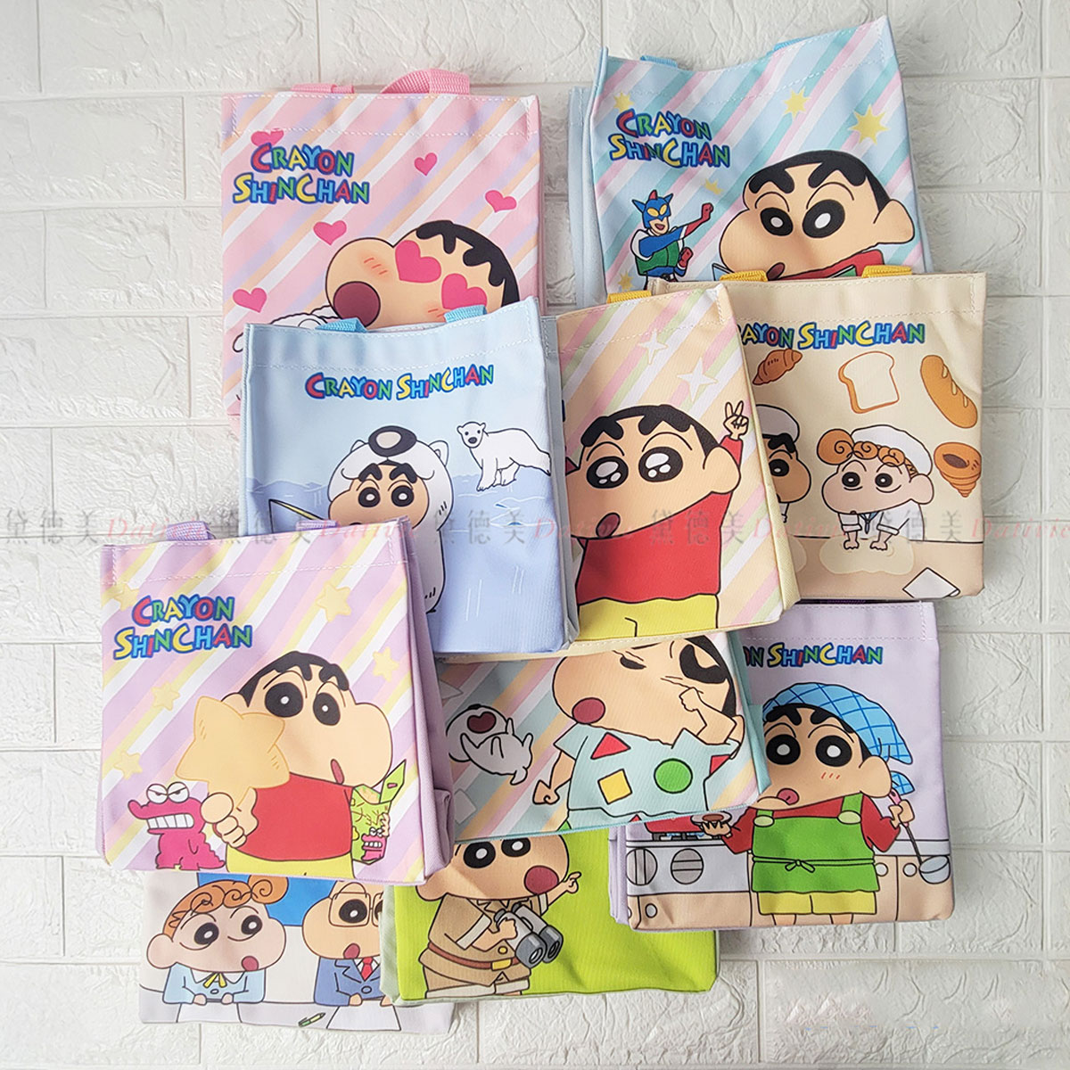 方形手提袋-蠟筆小新 CRAYON SHINCHAN 正版授權